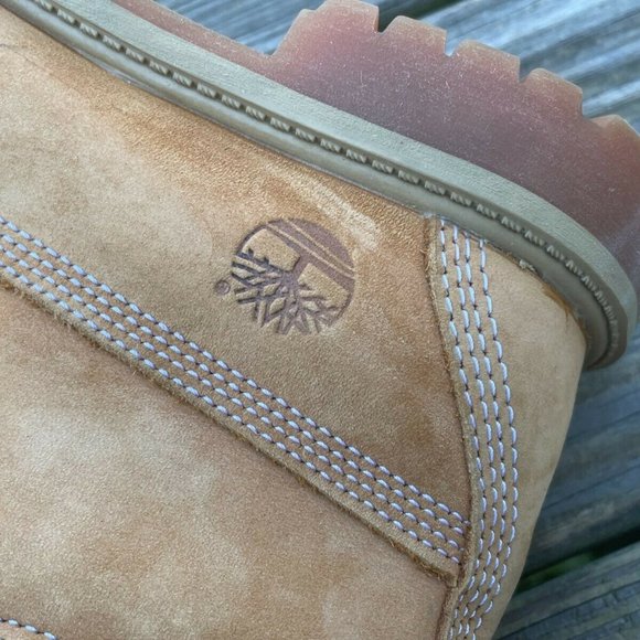 Timberland Kids Youth Boots Nubuck Leather Ankle Boots Size MISMATCH 2 / 1.5 M - Picture 8 of 12
